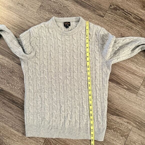 J. Crew 100% Cashmere Cable Sweater - Picture 7 of 8